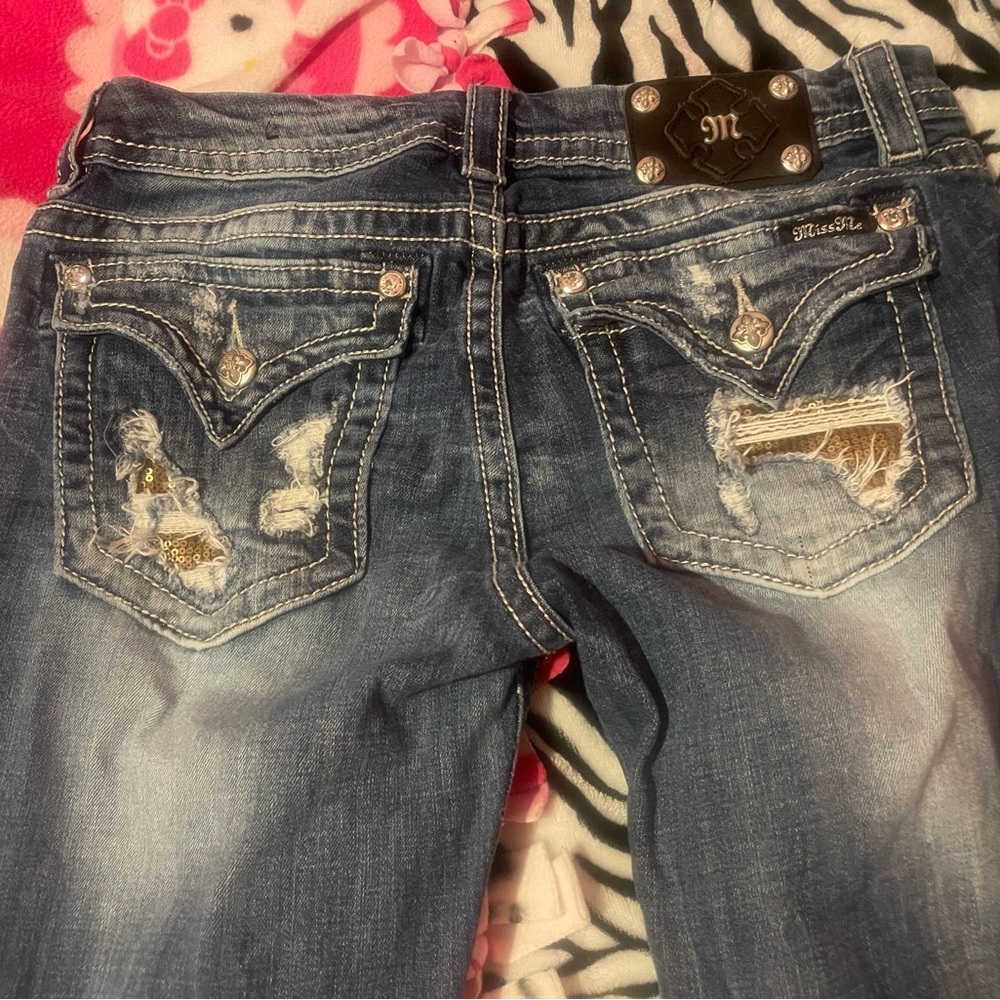 Sequin miss me jeans